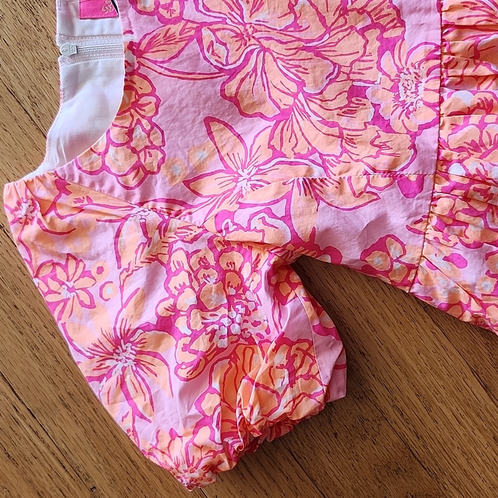 Lilly Pulitzer Girls Mini KNOXLIE DRESS SIZE 5 - Picture 2 of 5